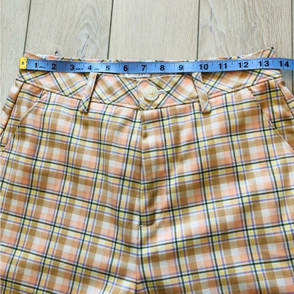 NWOT Twik Plaid High Waist Shorts - Picture 8 of 11